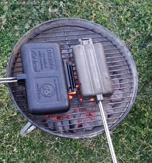 Pie Irons on the Grill