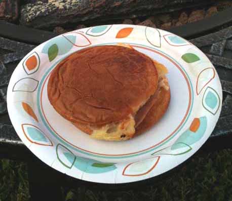 Chicken Cordon Bleu Toaster Sandwich