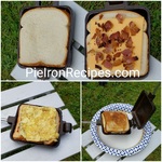 Bacon Egg Cheese Pie Iron Sandwich